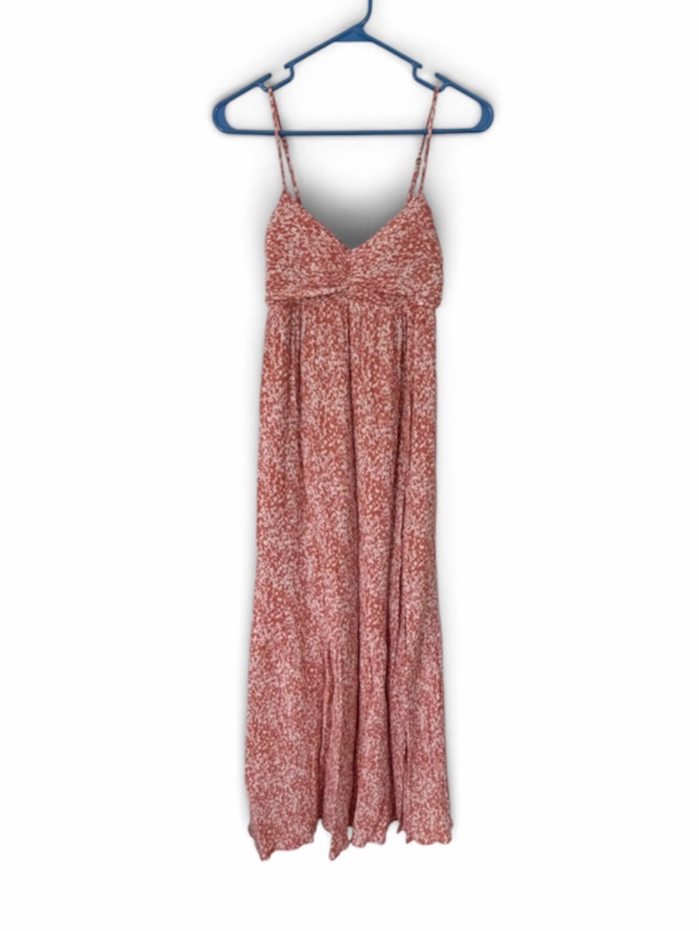 Abercrombie & Fitch Dusty Rose Spaghetti Strap Maxi Dress